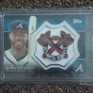 2013 Topps Jason Heyward commemorative patch card